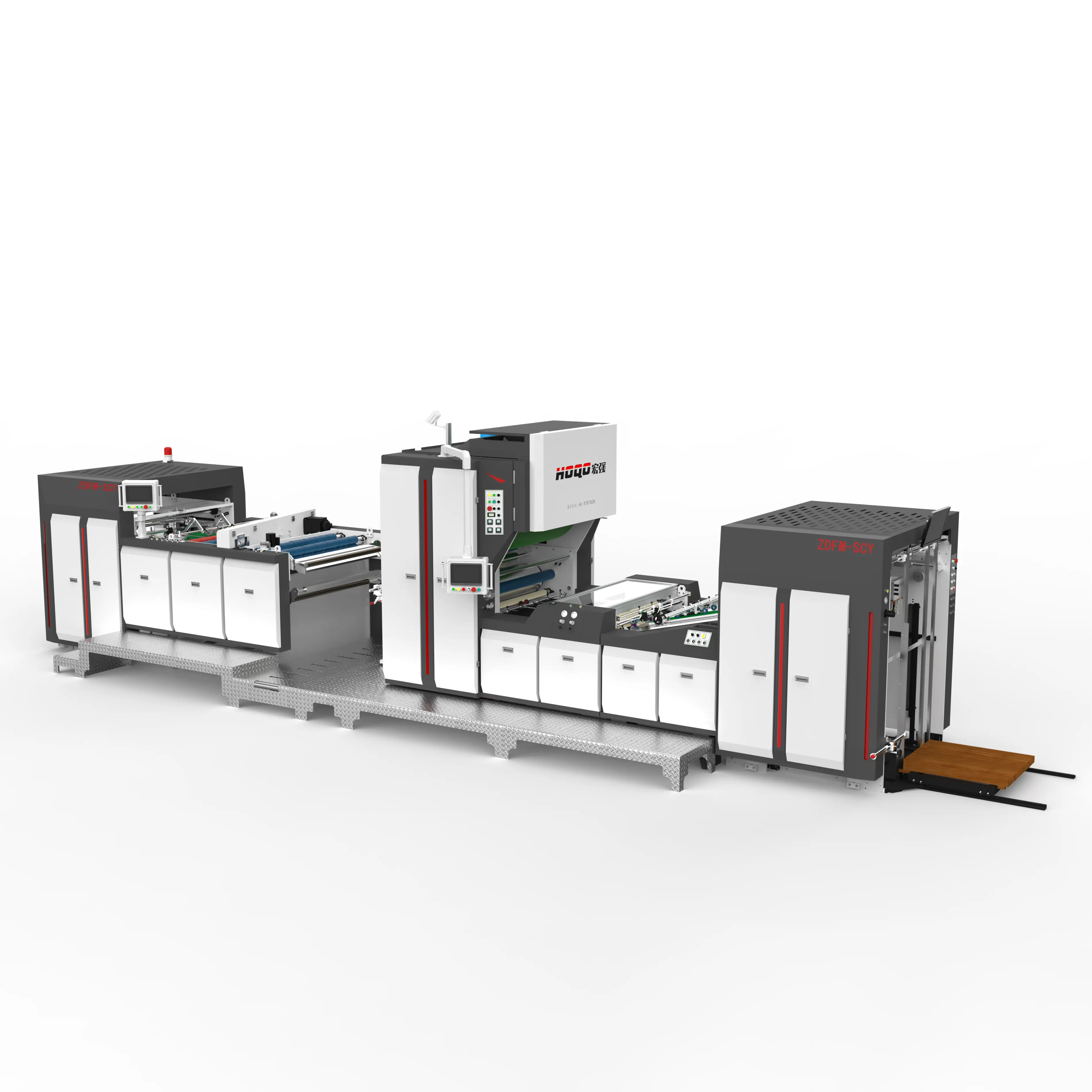 Akıllı Servo Zincir Bıçağı Toz Temizleme Laminasyon Makinesi